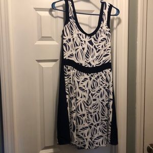 NWT Lilly Pulitzer navy and white dress size 8